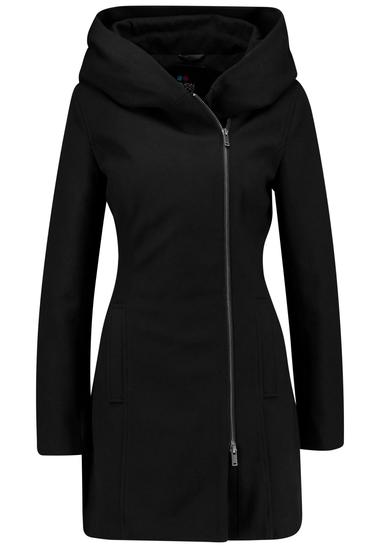 Even&Odd Manteau Court - Black – Image 6