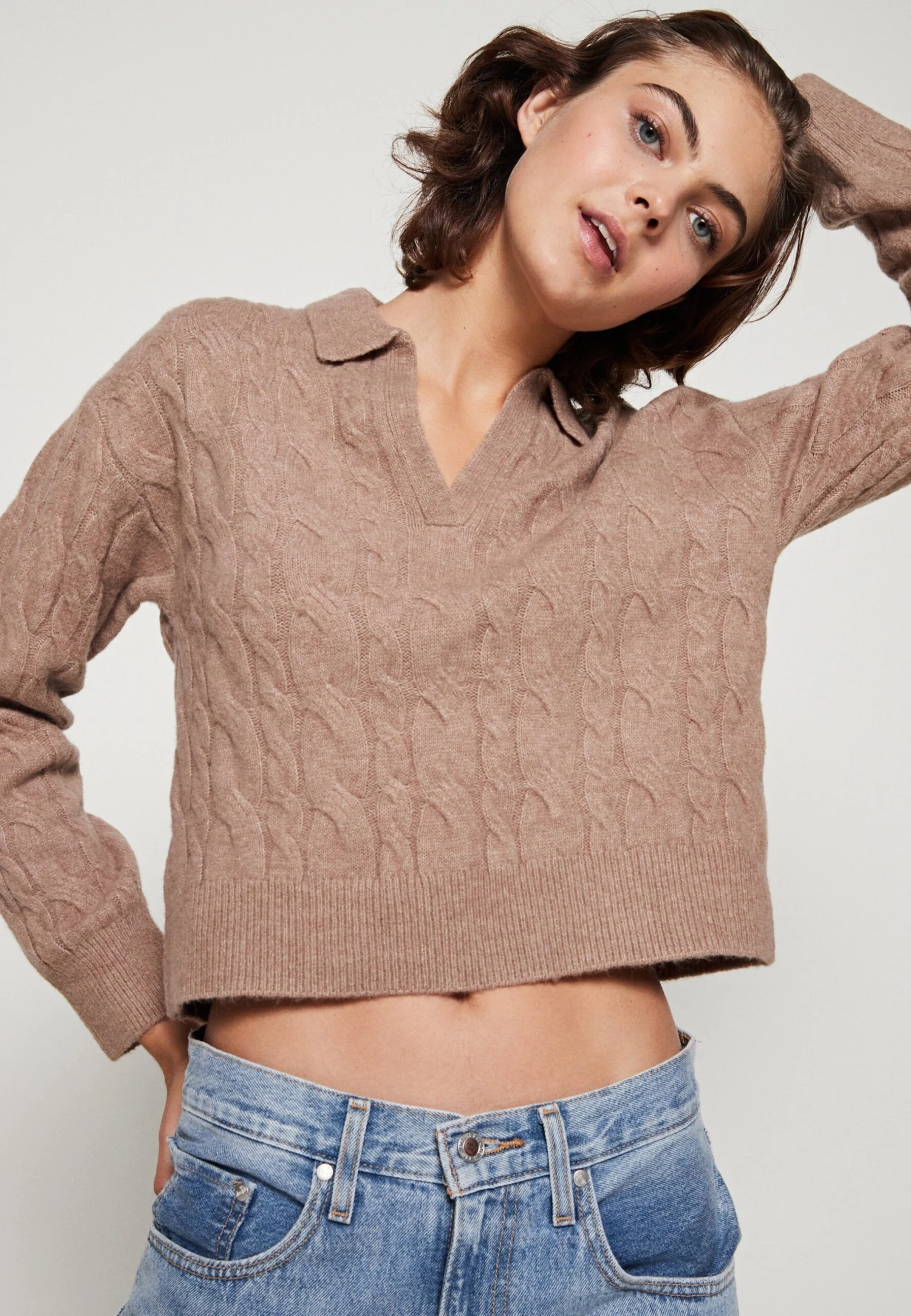 Even&Odd Pullover - Taupe – Image 4
