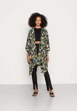 Even&Odd Veste Légère - Black/Green/Yellow