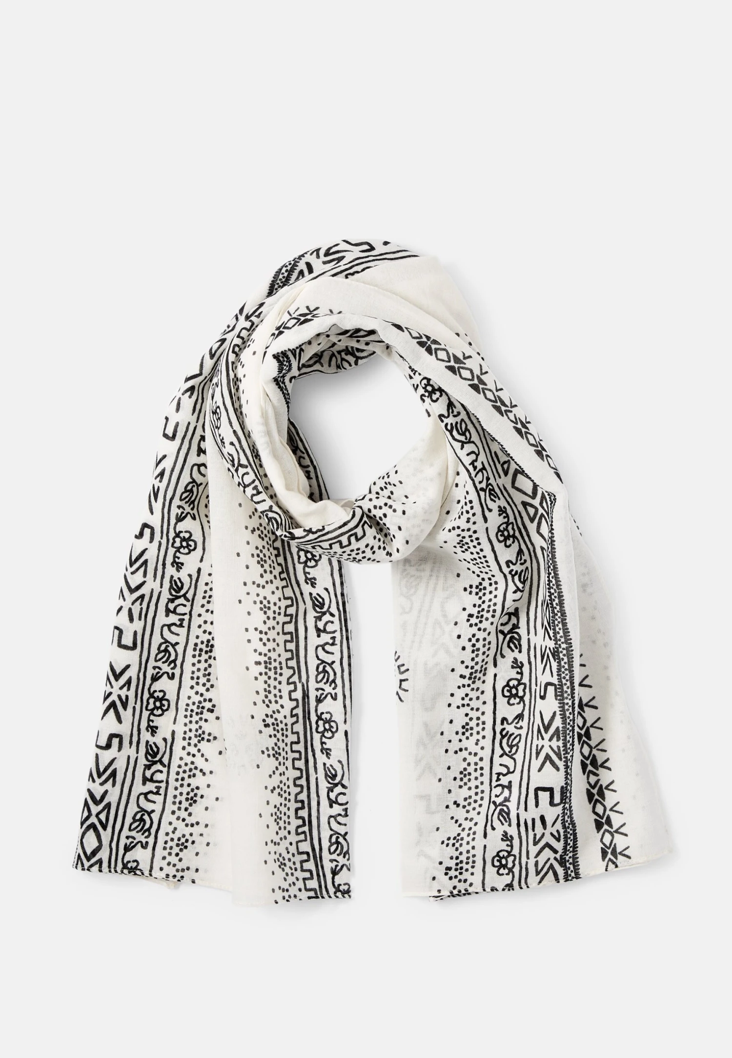 Even&Odd Écharpe - Black/White – Image 2