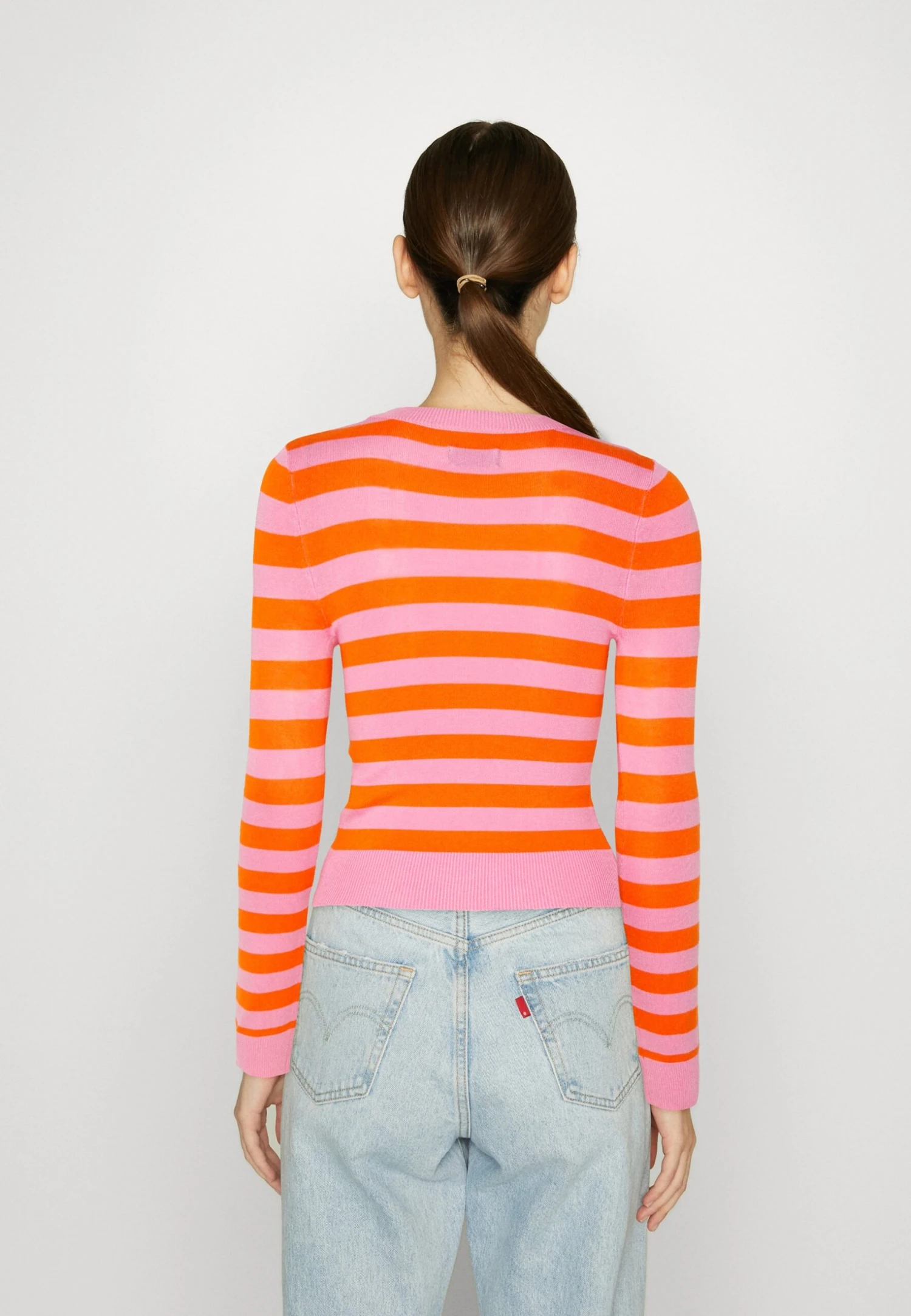 Even&Odd Pullover - Orange, Pink – Image 3