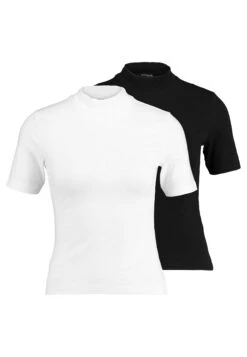 2Er Pack - T-Shirt Basique - White/Black