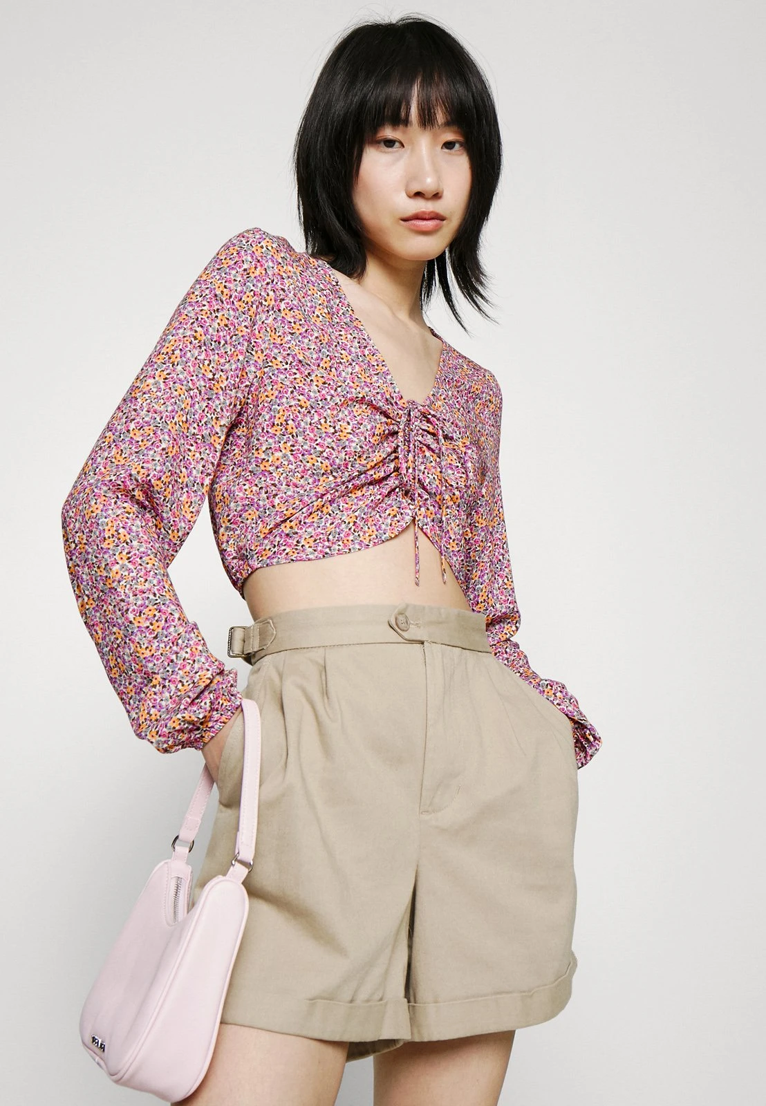 Even&Odd Blouse - Lilac/Orange – Image 4