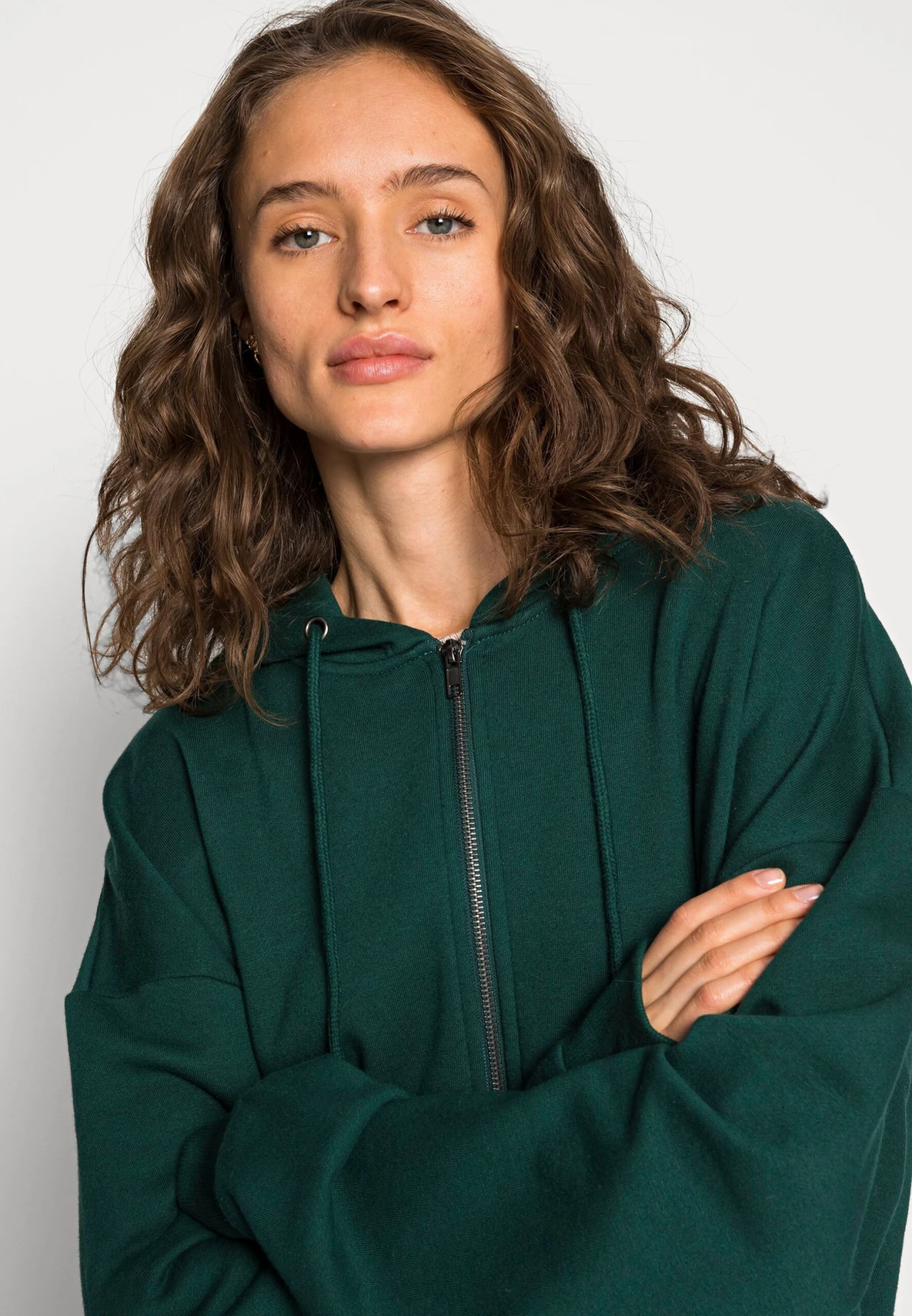 Even&Odd Sweat Zippé - Dark Green – Image 5