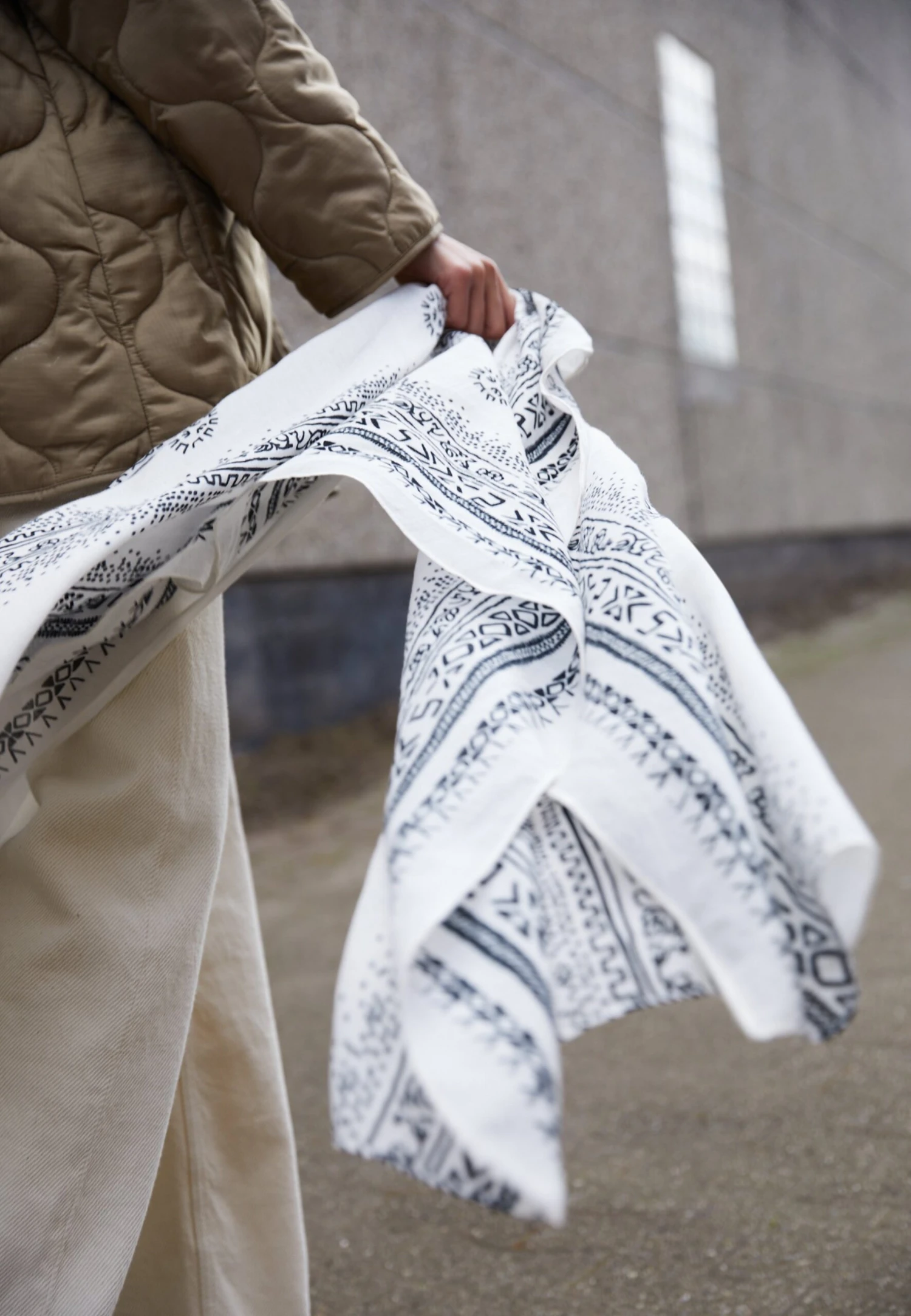 Even&Odd Écharpe - Black/White – Image 4