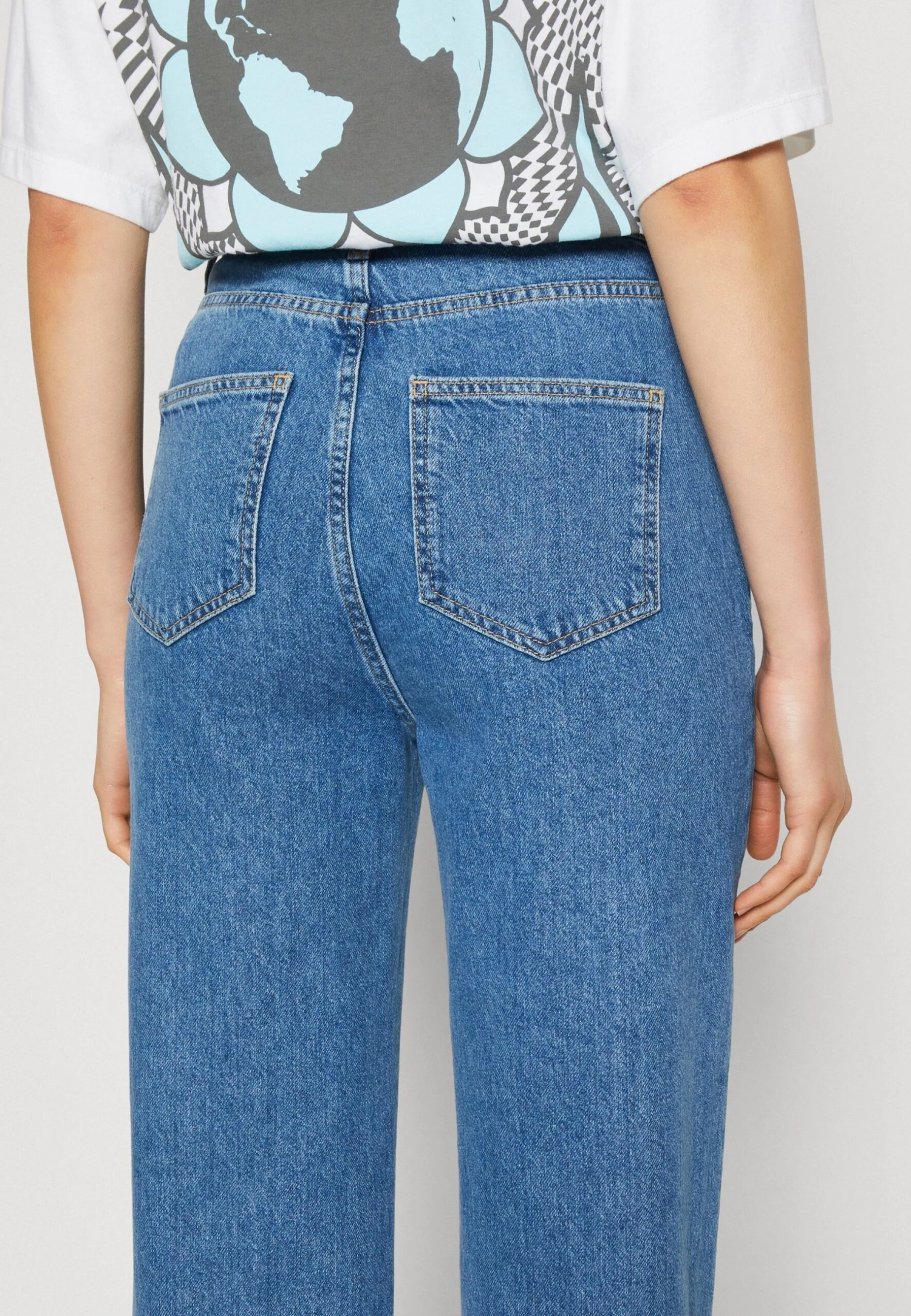 Even&Odd Jean Droit - Light Blue Denim – Image 6