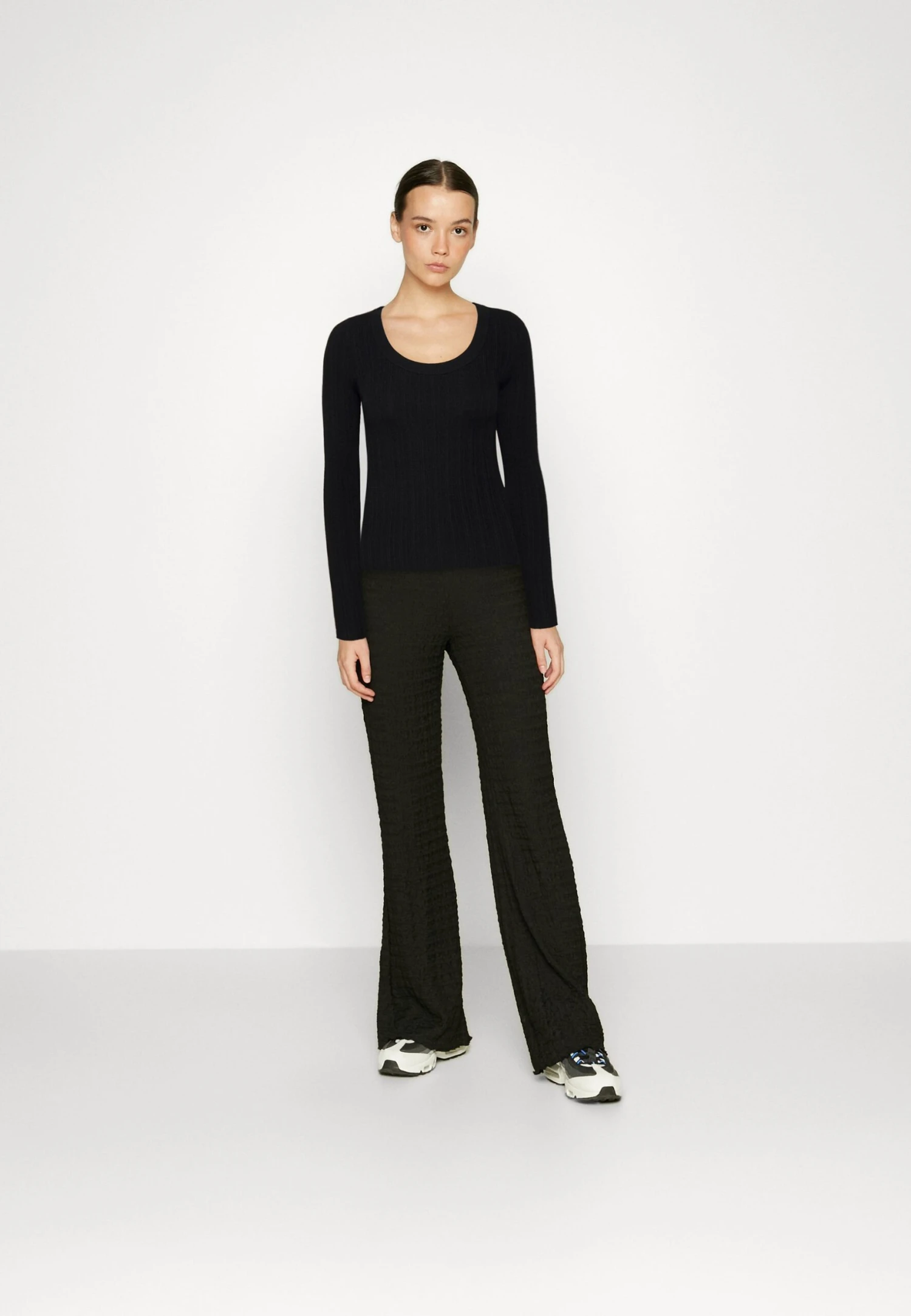 Even&Odd Ribbed - Variegated - Pullover - Black â Image 2