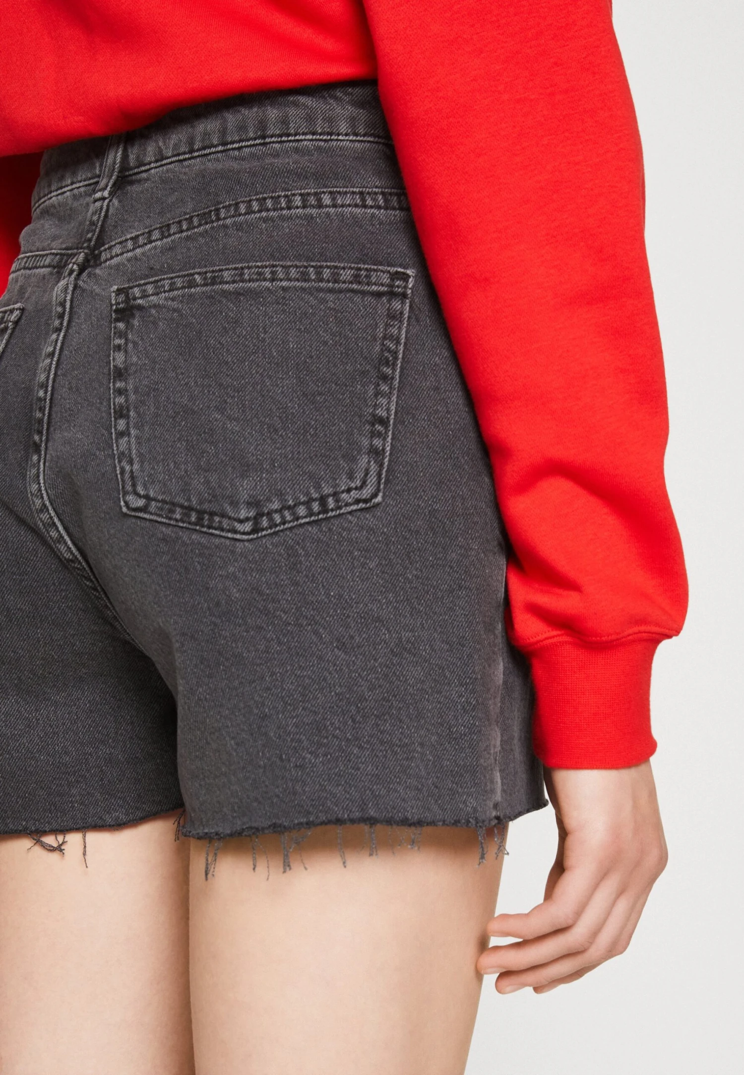 Even&Odd Short En Jean - Black Denim – Image 4