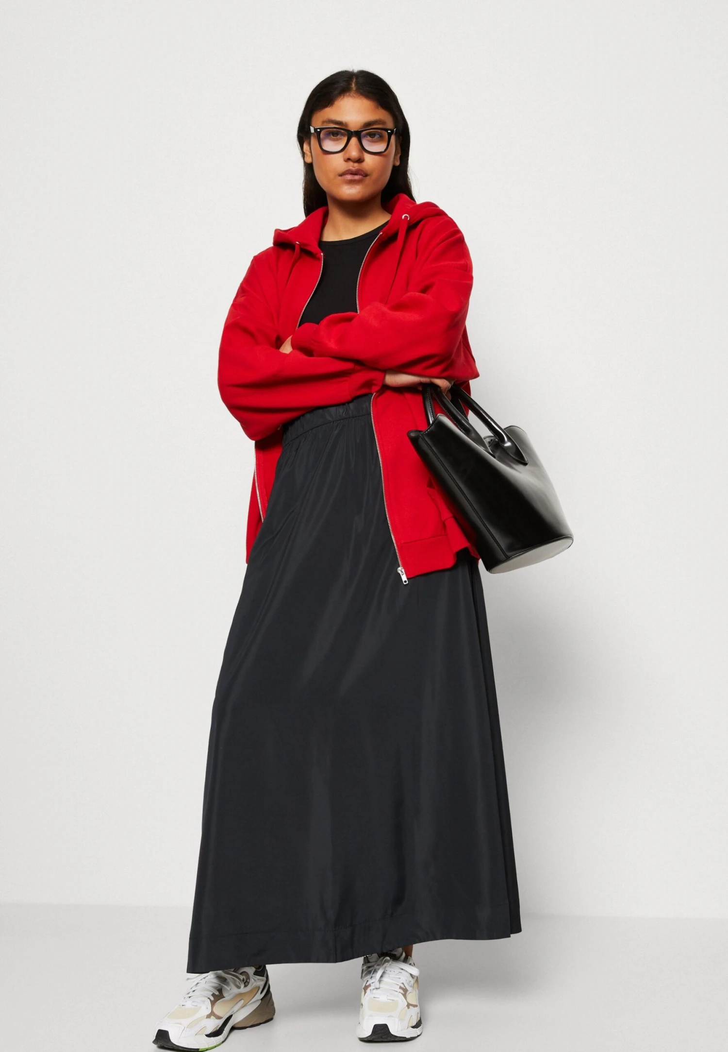 Even&Odd Sweat Zippé - Red – Image 4