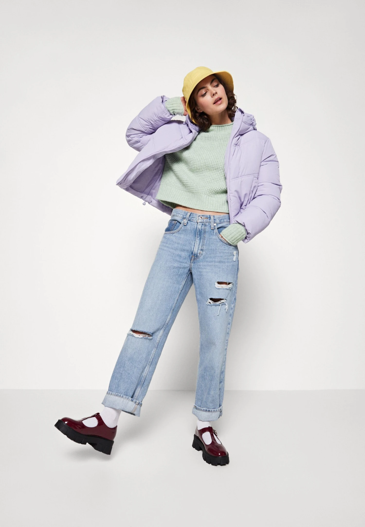 Even&Odd Veste D'Hiver - Lilac – Image 2